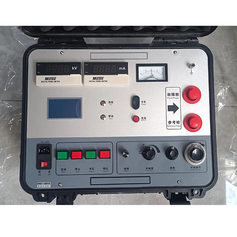 Tester per guasto della guaina esterna del cavo di alimentazione 7500V con metodo a ponte HV 1